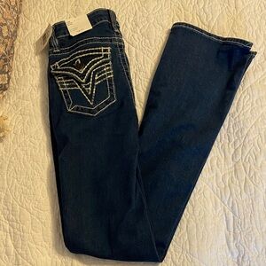 Vigoss Women's Dark Indigo Boot Cut Jeans